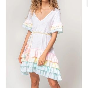 Pitusa multicolored summer mini dress